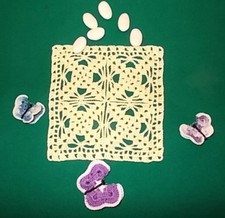 BOMBONIERA  CENTRINO QUADRATO