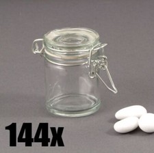 144x Barattoli in vetro con