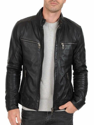 Bomber uomo vera - pelle, di