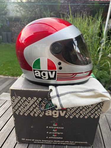 Casco vintage agv ducati primi - casco,