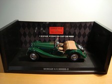 1/18 Morgan 4/4 s. II Georgeous collection Vert British Racing Kyosho com. Neuf