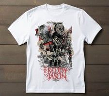 T-shirt Halloween Freddy Vs Jason taglia XS S M L XL XXL