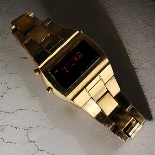 Hamilton led gold - hamilton, vintage