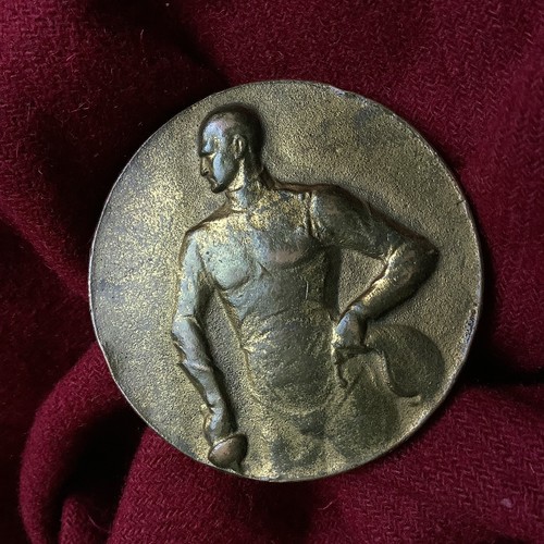 Antica medaglia bronzo