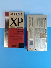 2x Videocassetta Super VHS TDK