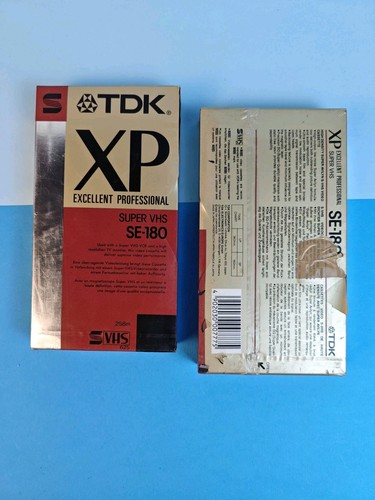Videocassetta super vhs tdk - 2x,
