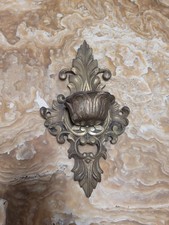 Acquasantiera In Bronzo Dorato