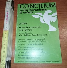 Concilium (2 – 1991) Unzione curativa. Malattia e salute nella società