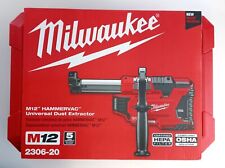 Milwaukee M12 HAMMERVAC Estrattore di polvere universale (solo strumento e custodia) 2306-20