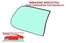 VETRO FISSO VERDE DX INCAPSULATO CARROZZERIA POSTERIORE PER FIAT PUNTO 5PORTE 19