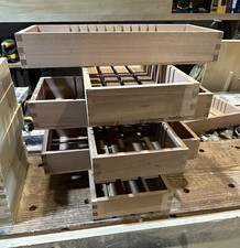 Vassoio per sigari in cedro spagnolo massello con divisori portaoggetti walk-in cabinet humidor