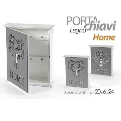 Porta chiavi parete 20x6x24cm - porta,