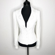 Blazer Peggy Jennings bianco