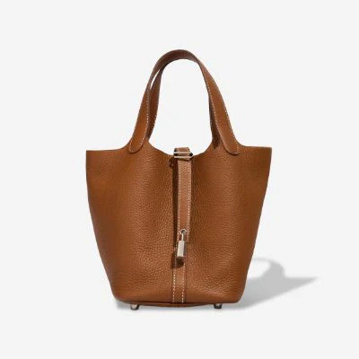 Sac hermes picotin cuir - sac,
