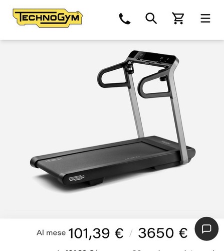 Tapis roulant technogym - tapis,