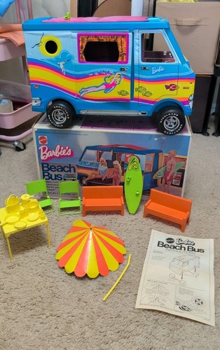 Barbie beach bus - beach, surfer