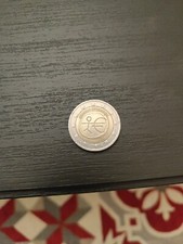 MONETA da due 2 euro EIRE, con omino stilizzato AEA 1999-2009 EMU, RARA