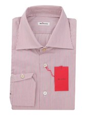 Kiton Rosso a Righe Cotone