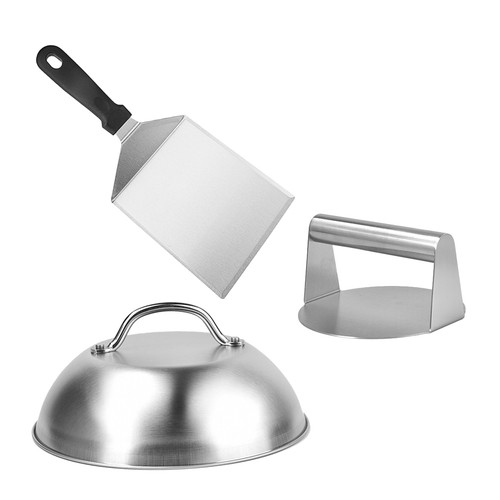 Smash hamburger set - pressa, per