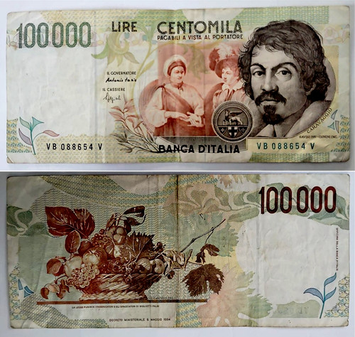 Italia banconota da lire - da,