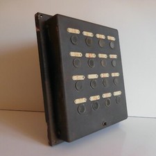 Quadro Chiamata Elettrico Hotel Casa Residenza Art Deco 1930 Francia N4788