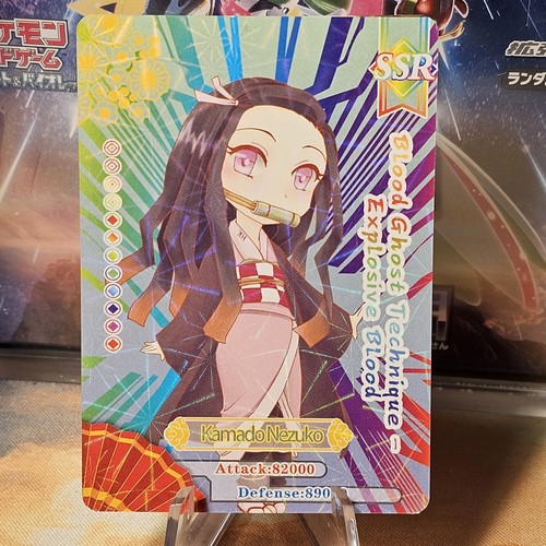Demon slayer card tcg - card,