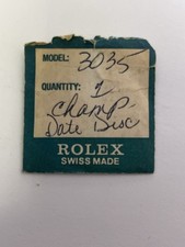 Rolex 3035 disco data. Aperto