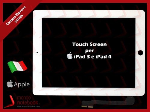 Vetro touchscreen apple ipad - touchscreen, 3