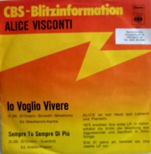 7" 1975 RAR CBS PROMO ! ALICE