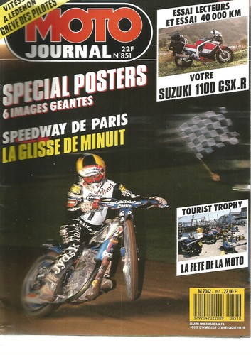 Moto journal 851 suzudi - moto,