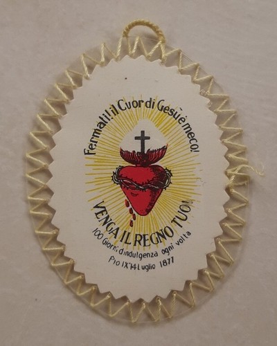 Santino reliquia agnus dei - santino,