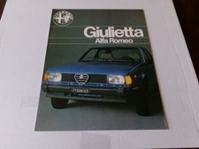 ALFA ROMEO RARA BROCHURE ALFA