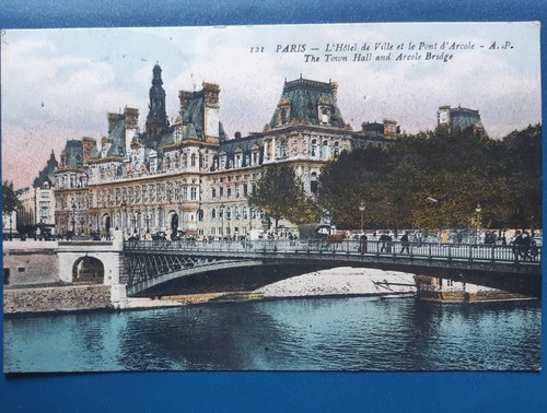 Cartolina viaggiata parigi - viaggiata,