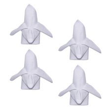4 pezzi Tovaglioli bianchi
