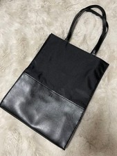 Yohji Yamamoto Y's Toggle Tote Bag, Taglia A4, Nero