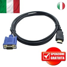 Cavo HDMI a VGA 1M Maschio