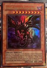 Drago oscuro occhi rossi