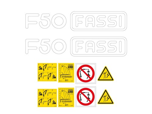 Kit adesivi gru fassi - kit,