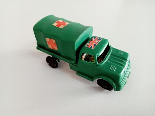 1970s plastic red cross - red, truck