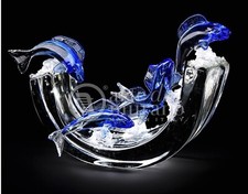 Sea Wave with Fish Murano
