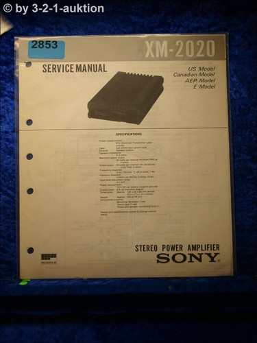 Sony service manual - service,