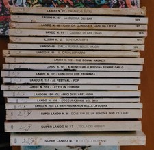 Lotto 18 fumetti vintage umoristico erotico Lando e super Lando Geis Edifumetto