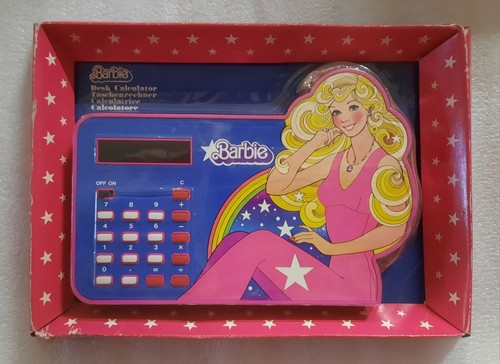 Barbie calcolatrice vintage - barbie,
