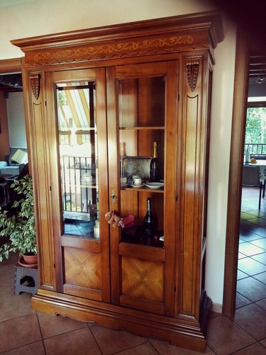 Armadio vetrinetta legno - vetrinetta,