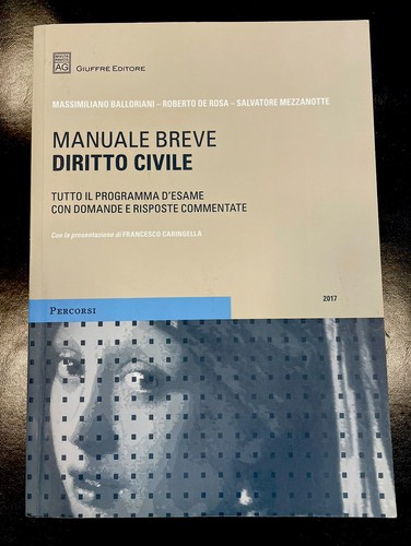 Manuale breve diritto civile - diritto,