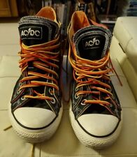 CONVERSE ALL STAR AC/DC EU 43 UK 9 1/2 BLACK POWERAGE LIMITED EDITION