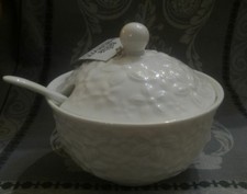 HERVIT ZUCCHERIERA AVORIO CILIEGIA IN PORCELLANA 25350