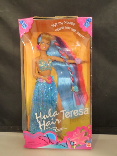 Barbie hula hair - barbie, 1996