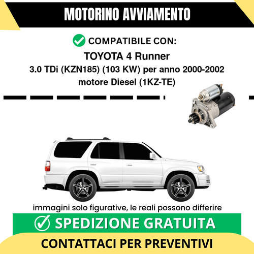 Motorino avviamento toyota - avviamento, 4