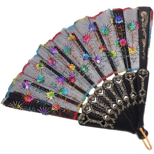 Ventaglio pieghevole mano - ,